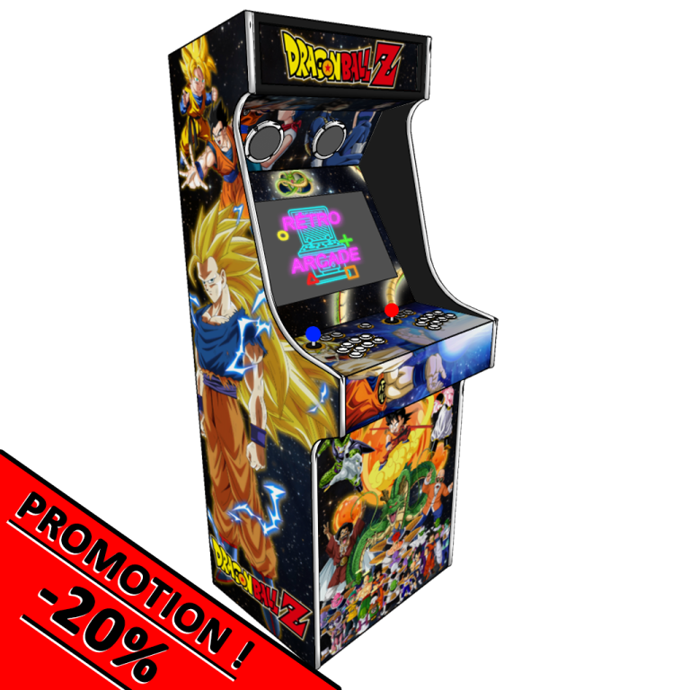 Stickers DBZ Pour Borne D'arcade MAME – Déco Personnalisée + BONUS