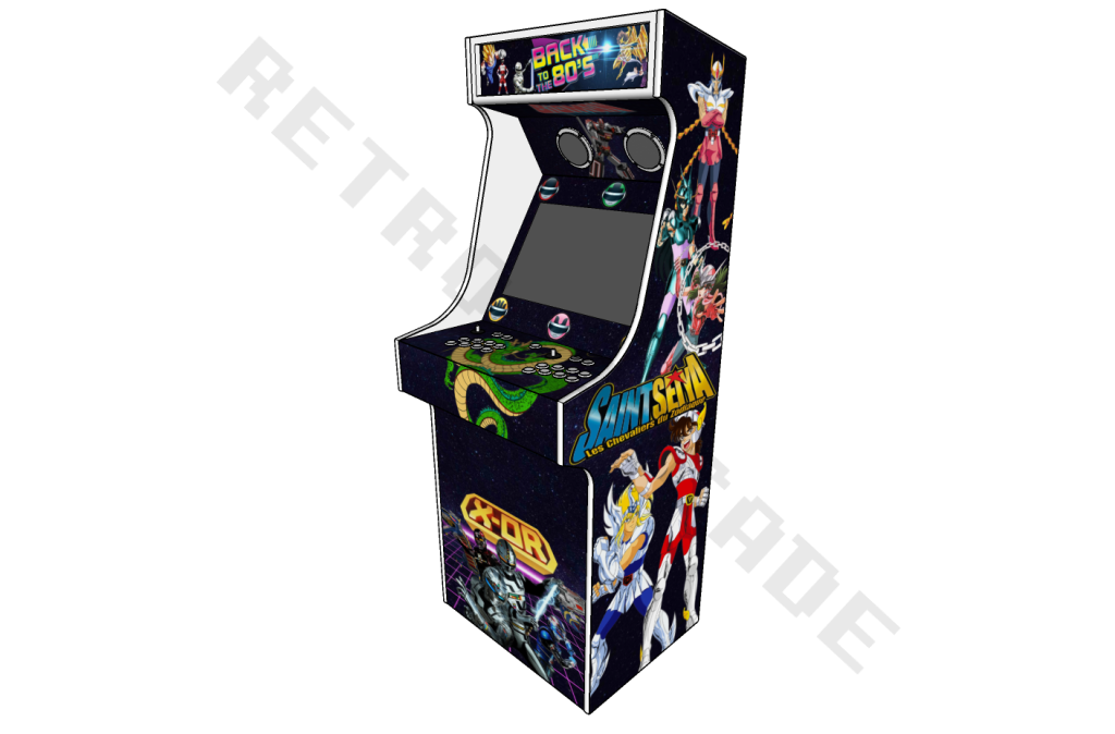 Kit De Socle Avec Borne 24 Pins Pour Jeux Vidéo Vintage - Neuf, Pour Rétrogaming/émulation