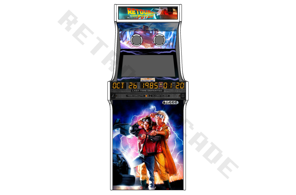 Side Art Liberator Pour Borne D'arcade - Film 3M Premium - Reproduction USA