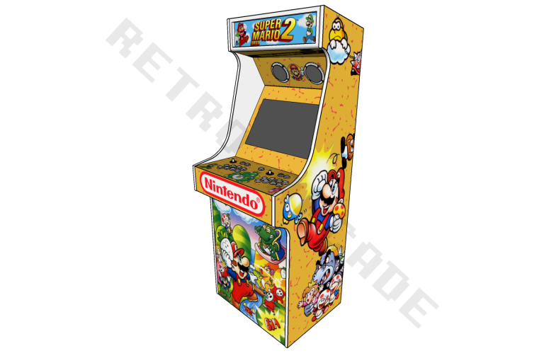 Stickers SUPER MARIO WORLD pour Socle XXL