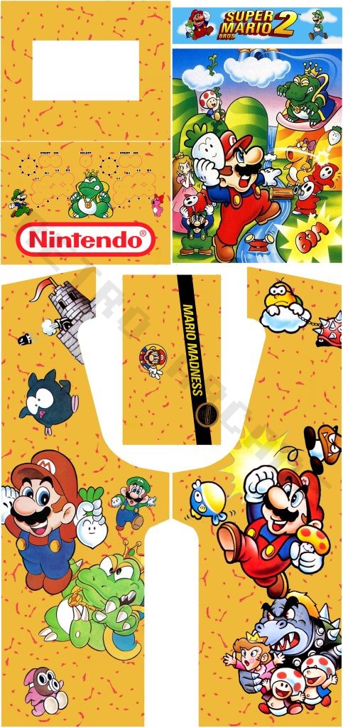 STICKERS UNIVERSEL MARIO & Donkey Kong Movie pour borne d'arcade EUR 90,00 - FR