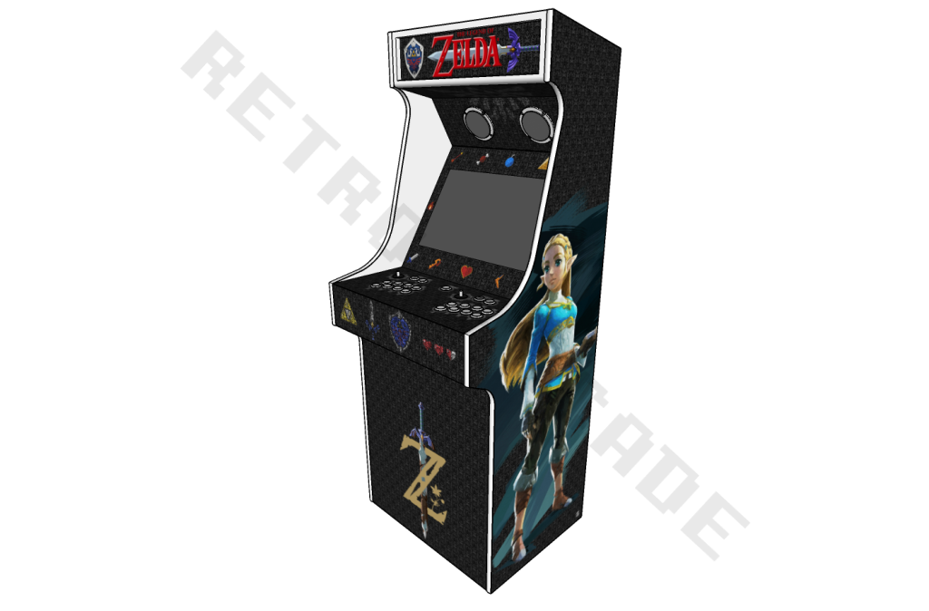 Stickers Zelda Pour Borne D'arcade MAME - Neuf