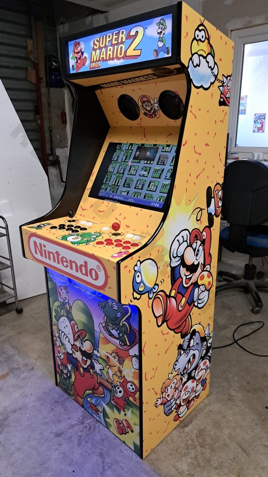 PDF à Imprimer – Art MARIO BROS Pour Borne D'arcade MAME – Stickers (neuf)