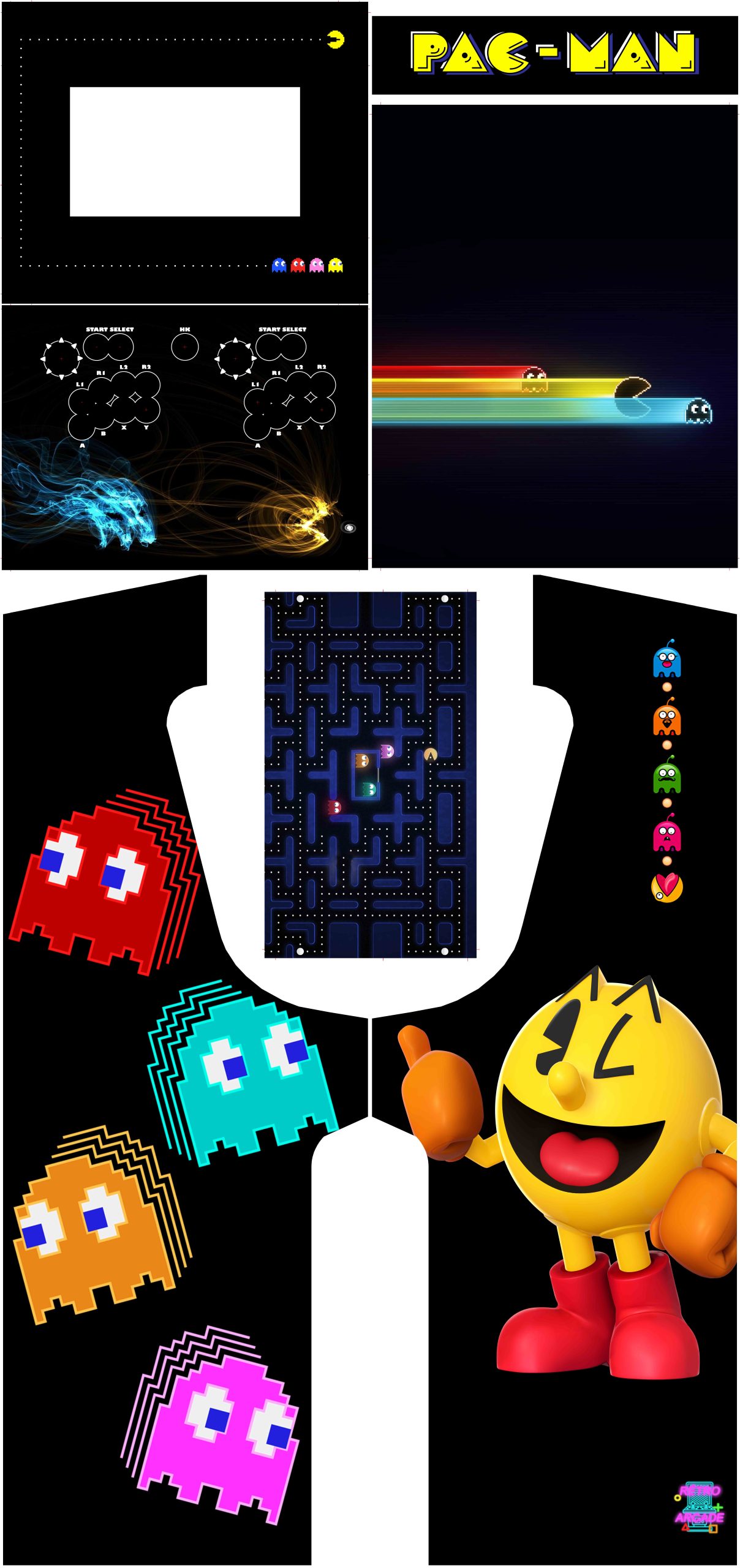 Pac Man 1 à plat