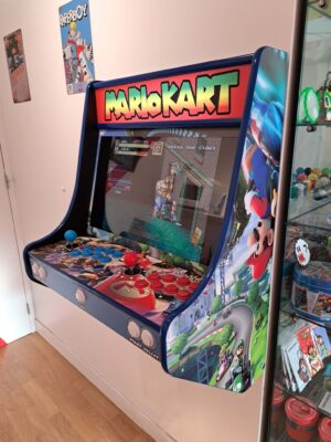 Borne d'arcade murale Mario Kart personnalisée