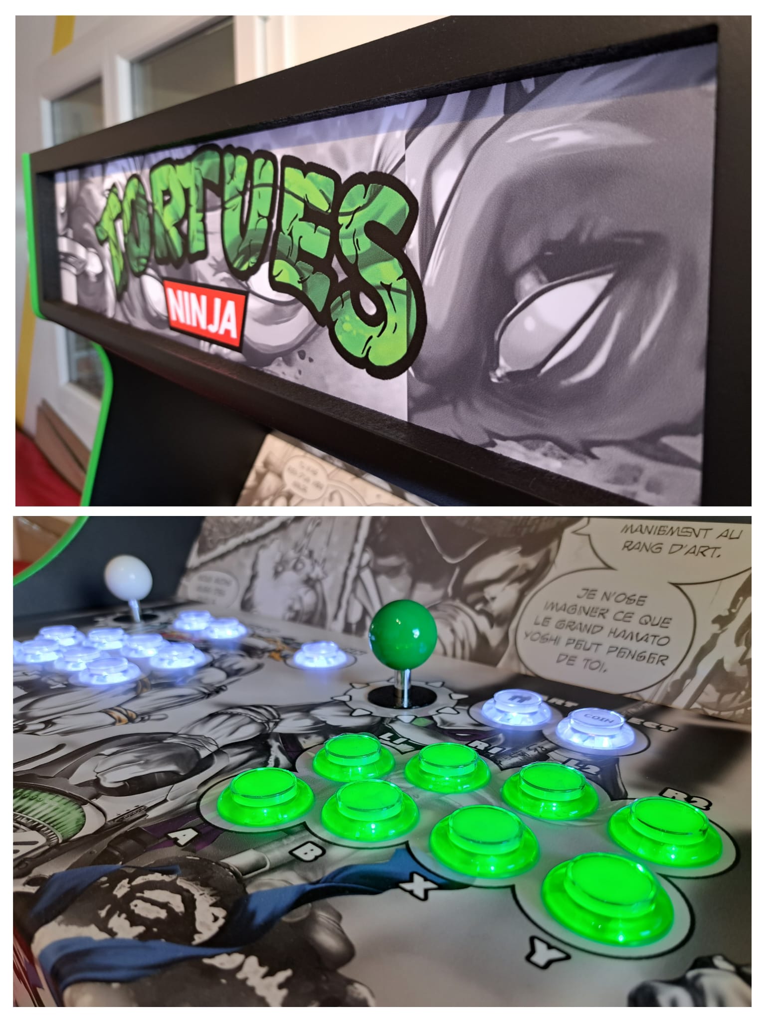 Borne d'arcade photo tortues Ninja (1)