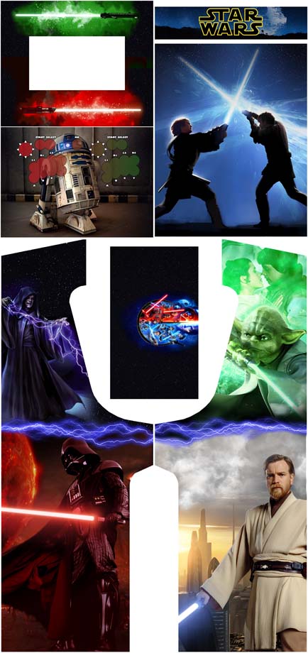 Star wars V.3 à plat