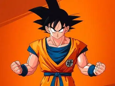 Goku personnage principal de Dragon Ball Z pour la borne arcade