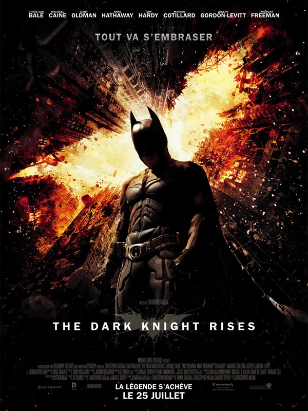 scène du film Batman avec le chevalier noir