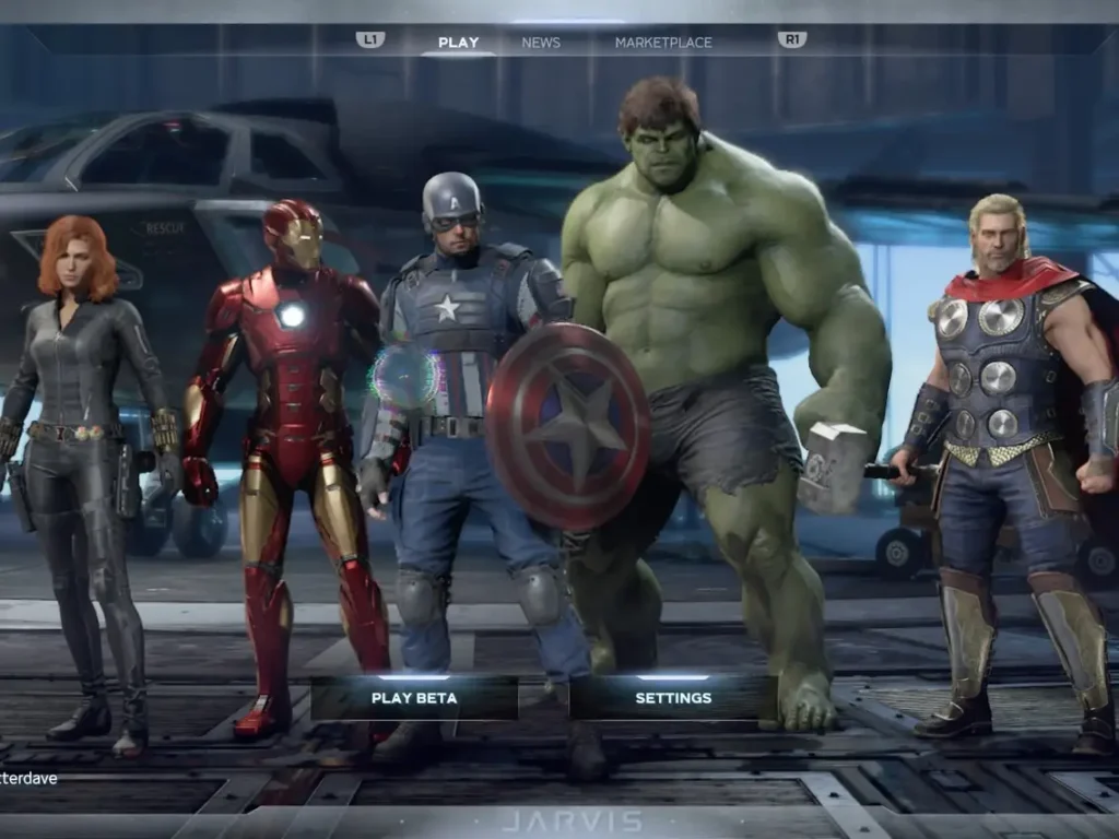 jeux vidéo Avengers sur borne arcade