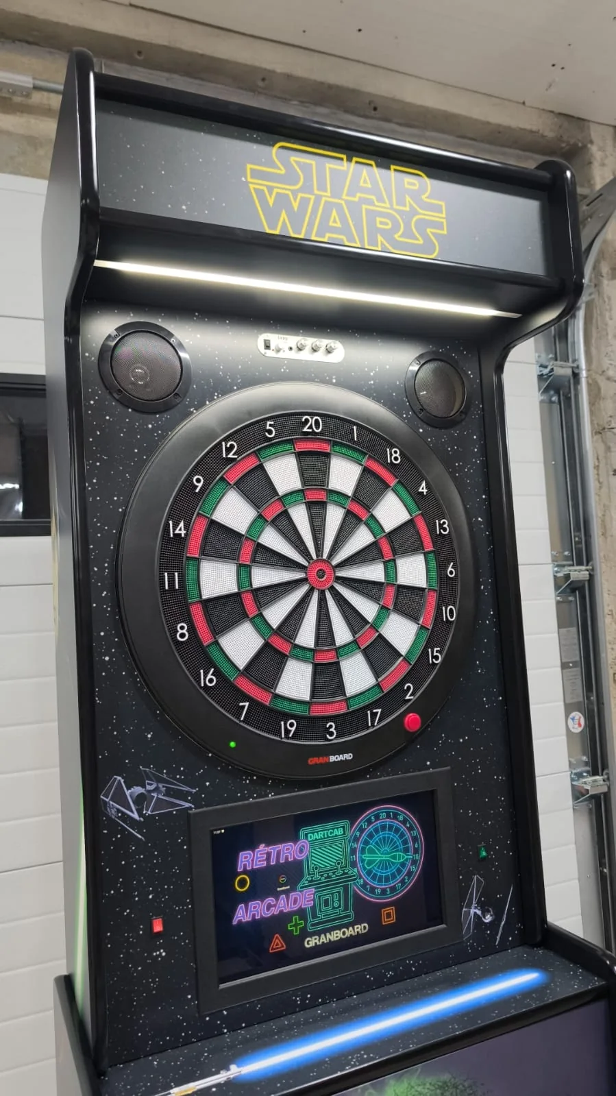 Détail de la partie haute du Dartcab Star Wars