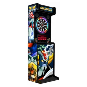 Dartcab professionnel Goldorak – vignette catalogue harmonisée Dartcab professionnel Goldorak avec monnayeur, vue 3D harmonisée