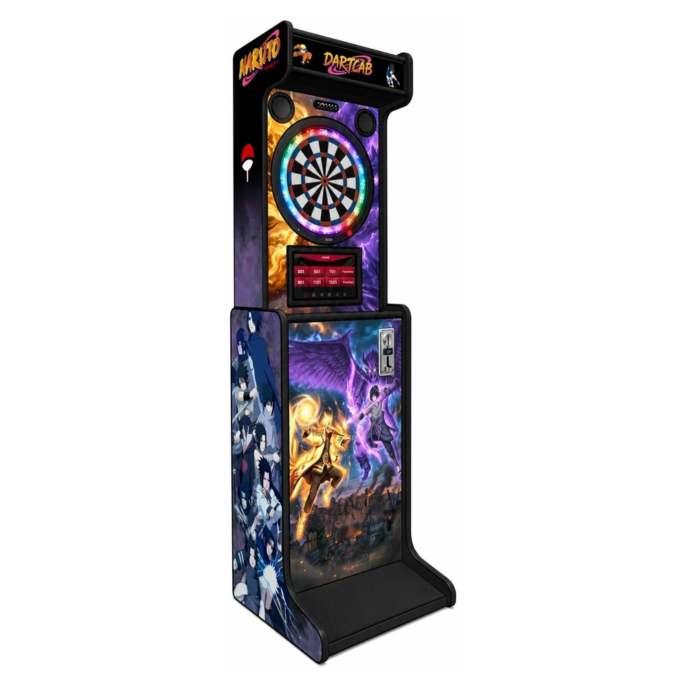 Dartcab professionnel Naruto avec monnayeur, vue 3D côté gauche
